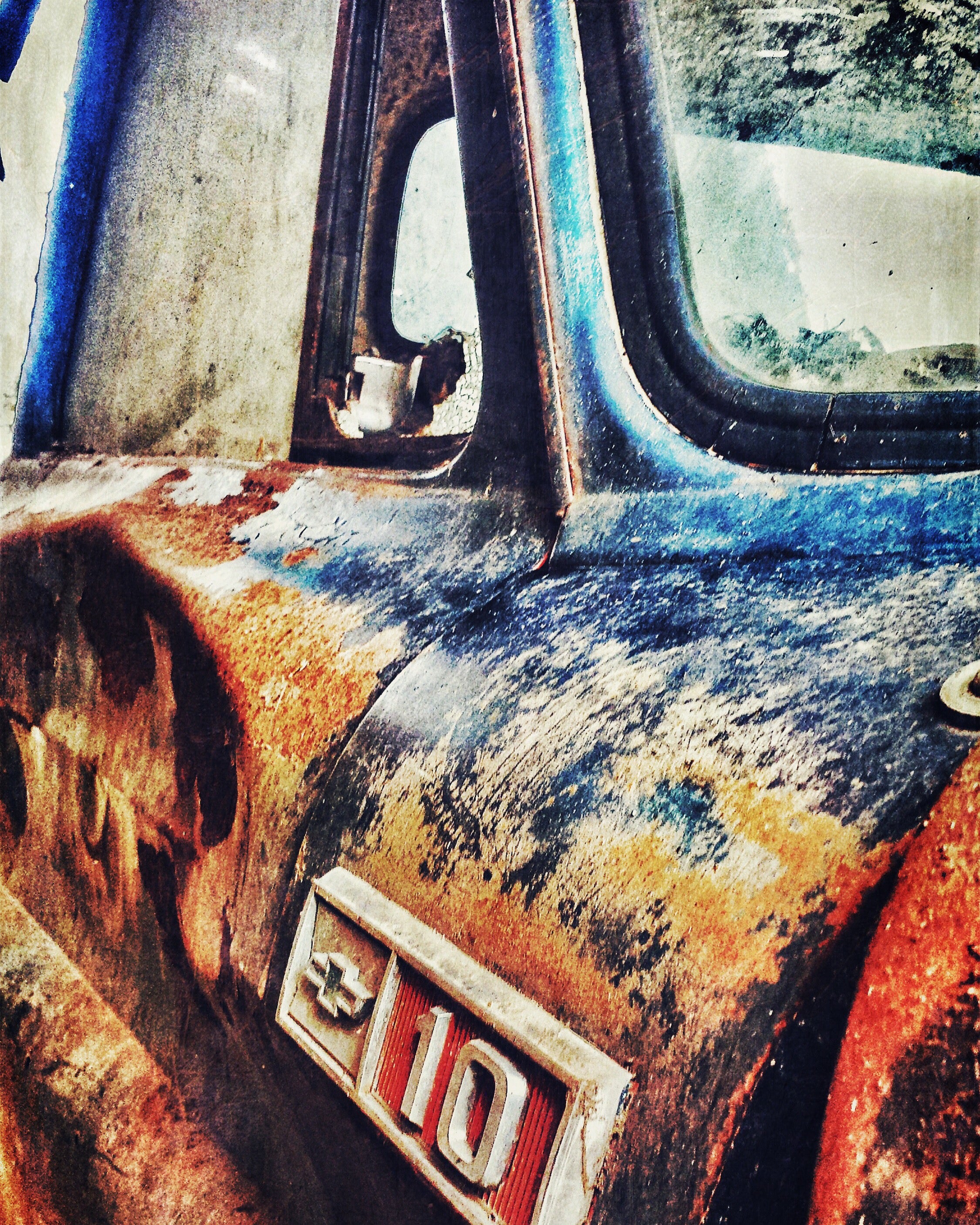 Rusty Blue Chevy