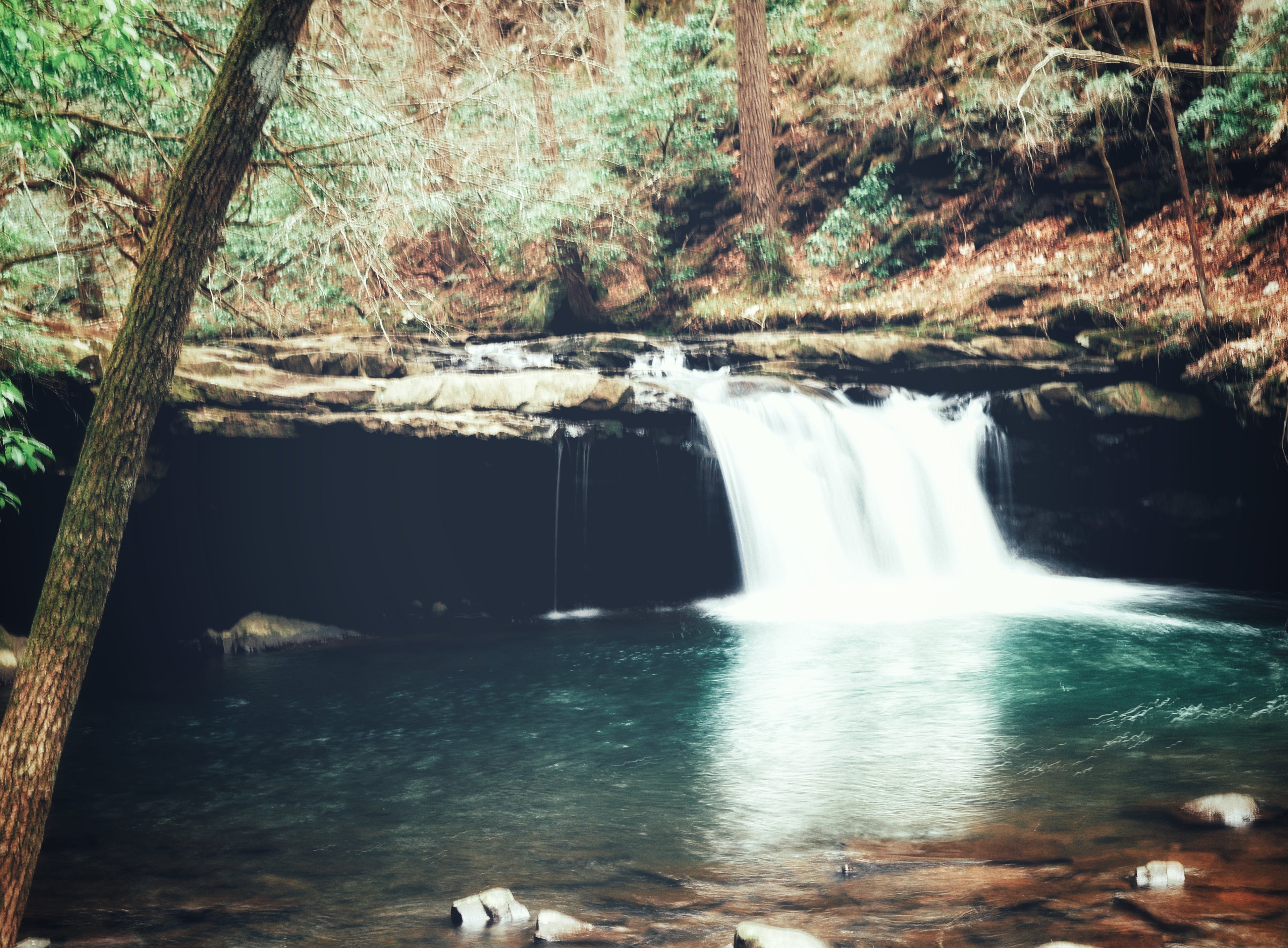 Waterfall in Early Spring